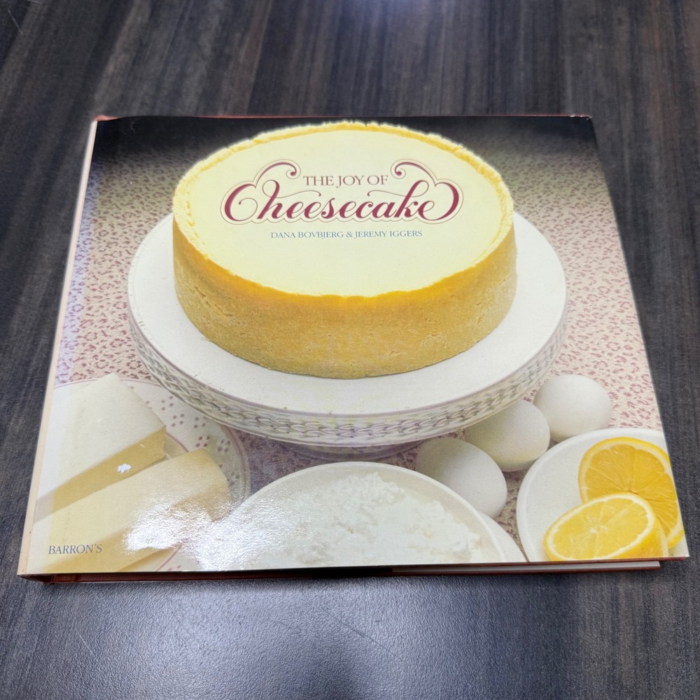 The Joy of Cheesecake Cookbook by Dana Bovbjerg & Jeremy Iggers Barron's 1980